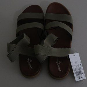 Universal Thread -  Olive Sandals 9.5